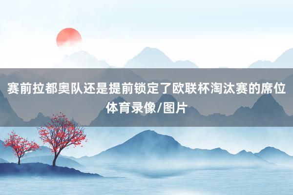 赛前拉都奥队还是提前锁定了欧联杯淘汰赛的席位体育录像/图片