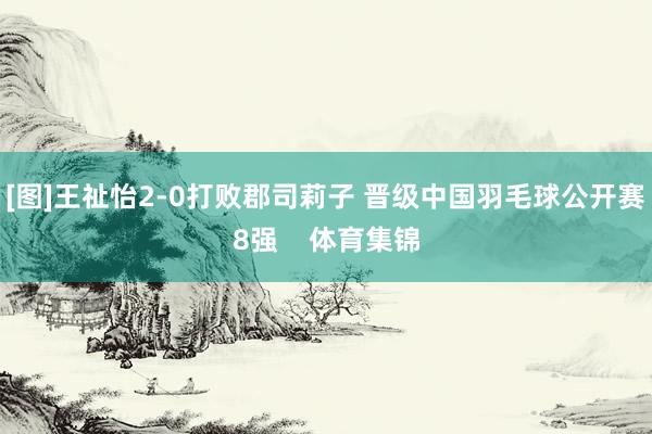 [图]王祉怡2-0打败郡司莉子 晋级中国羽毛球公开赛8强    体育集锦