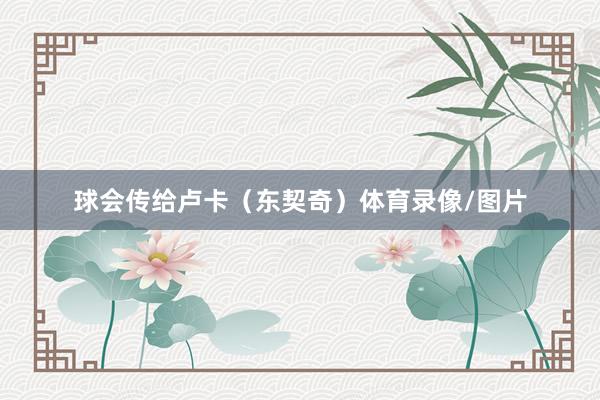 球会传给卢卡（东契奇）体育录像/图片