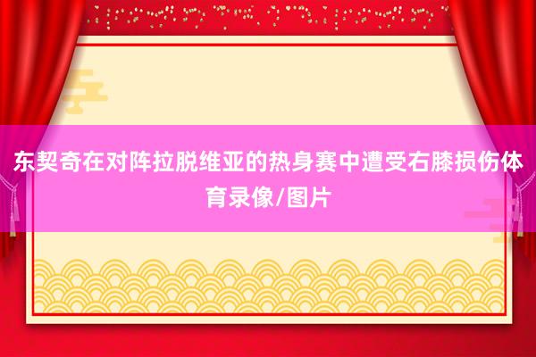 东契奇在对阵拉脱维亚的热身赛中遭受右膝损伤体育录像/图片