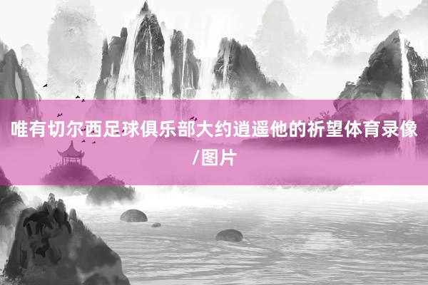 唯有切尔西足球俱乐部大约逍遥他的祈望体育录像/图片
