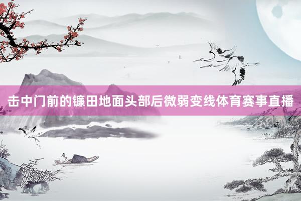 击中门前的镰田地面头部后微弱变线体育赛事直播